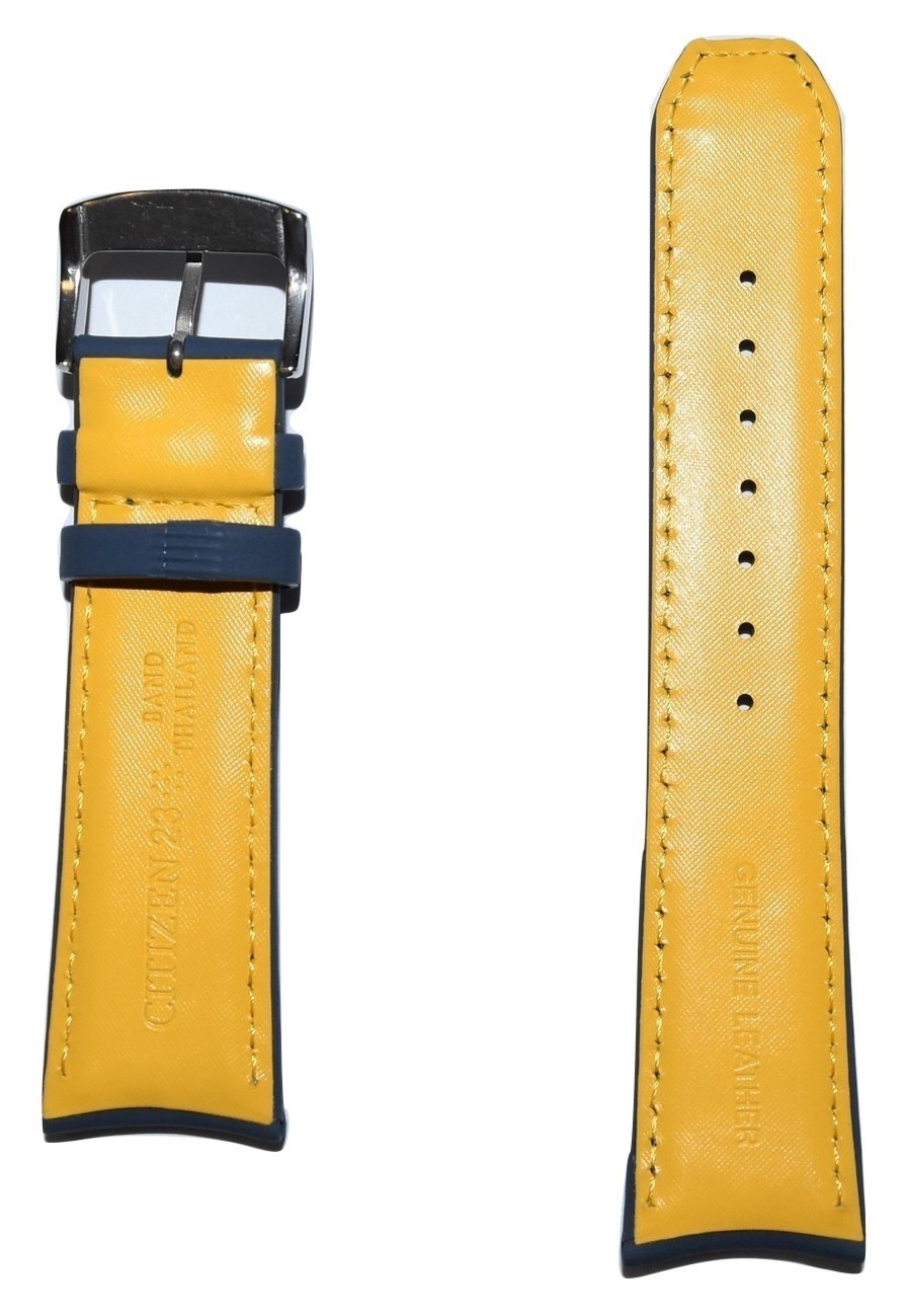 citizen blue angels leather strap