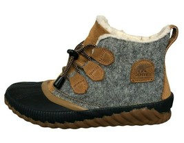 Sorel Out N About Plus Boots Waterproof NY1954-052 Gray Tan Womens Youth... - $59.96