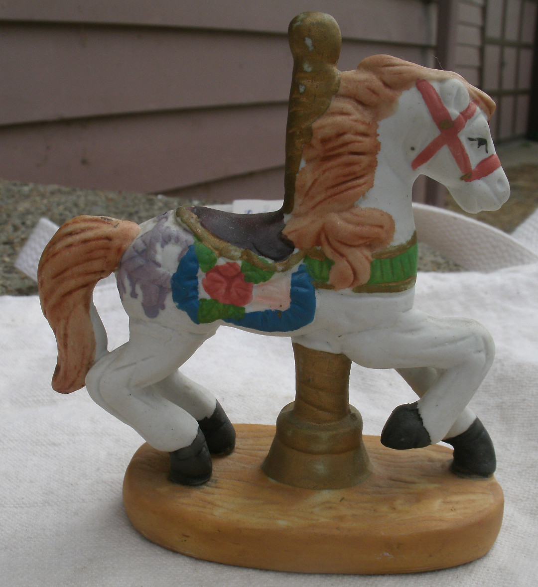 carousel horse figurine