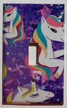 Siwa Unicorn Light Switch Toggle GFI Outlet wall Cover Plate Home Decor image 4