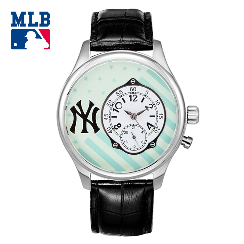 New York Yankees MLB Team Mens Wrist Watch Leather Band Limited ...