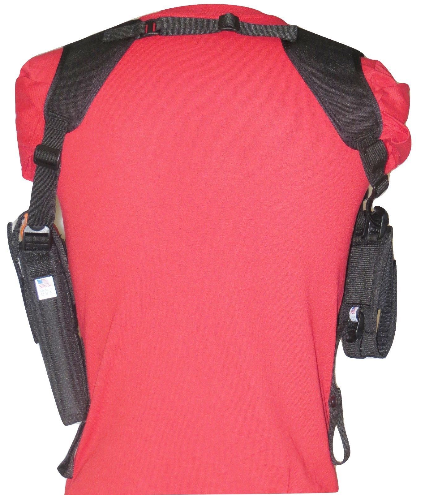 Shoulder Holster for S&W M&P Shield with Mounted Laser Dbl Pouch ...