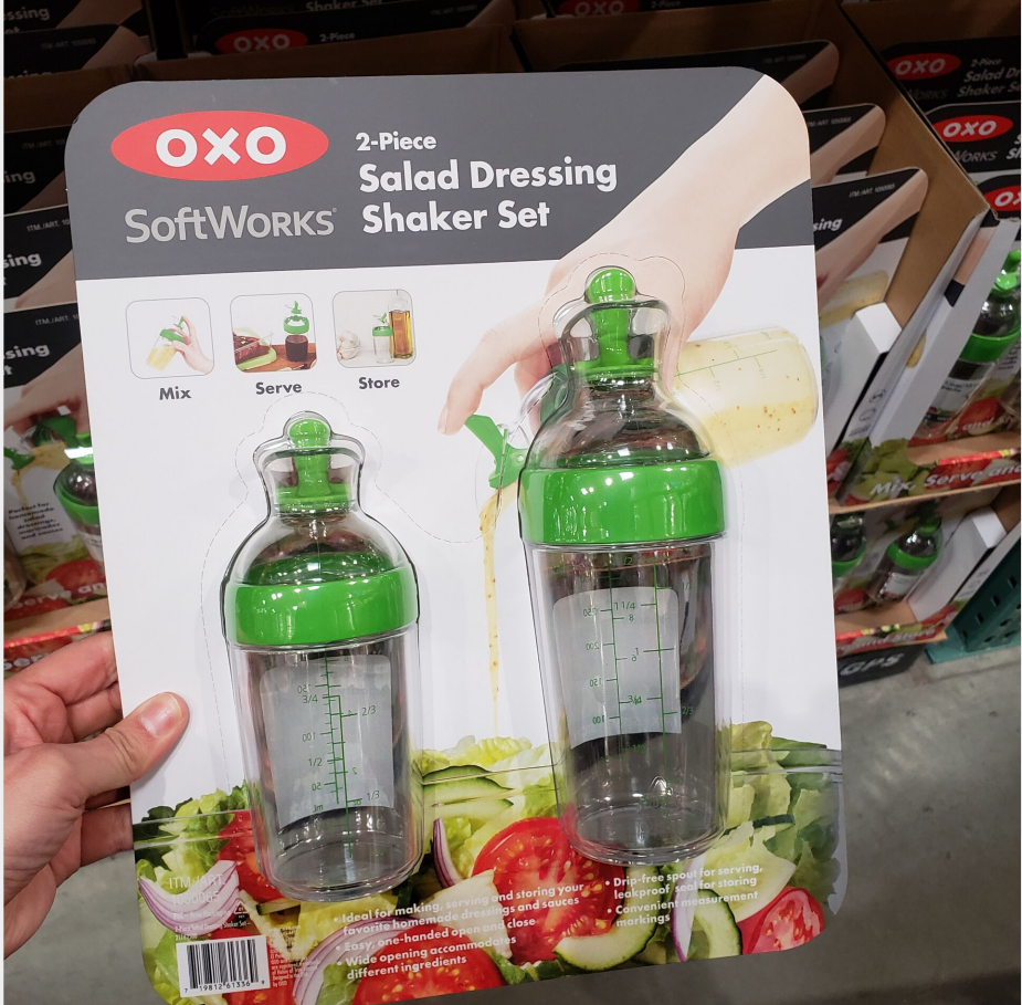 OXO Softworks 2Piece Salad Dressing Shaker Set ( 8oz 12oz )118759