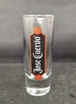 Jose Cuervo Tequila Mexico Shot Glass 3.5&quot; tall Rare Black Background - $5.94