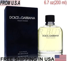 Dolce &amp; Gabbana Pour Uomo Cologne, 6.7 oz Eau De Toilette Spray 200 ml f... - $115.57
