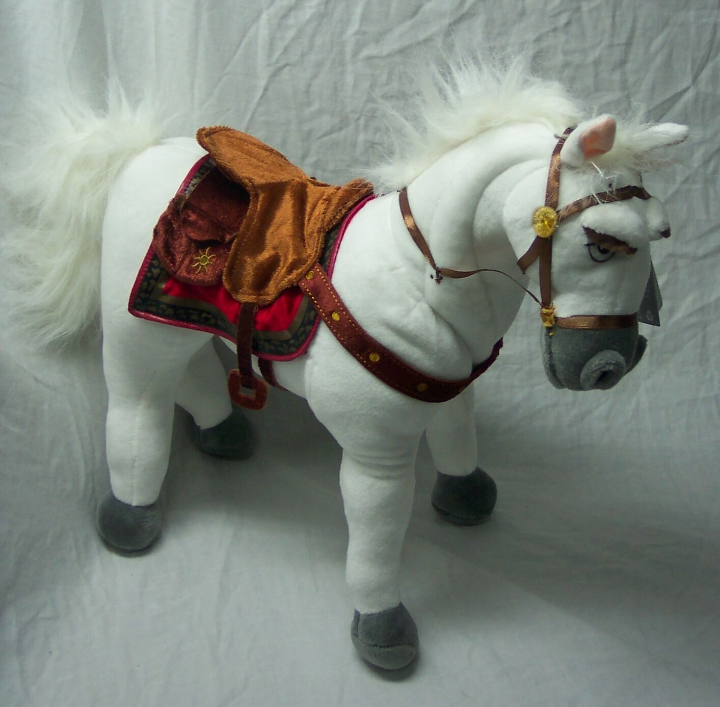 Walt Disney Tangled POSEABLE MAX THE HORSE 16" Plush STUFFED ANIMAL