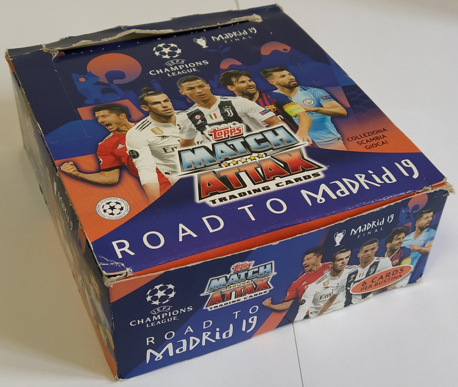 Match Attax Champions League 2018-2019 Road Madrid Box 30 Packs