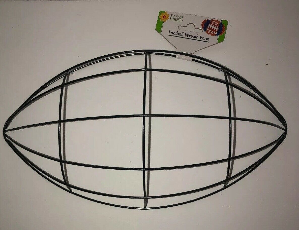 Football Wreath Form 313106 2004 Wire DIY Decor Wall Door Sports Ball