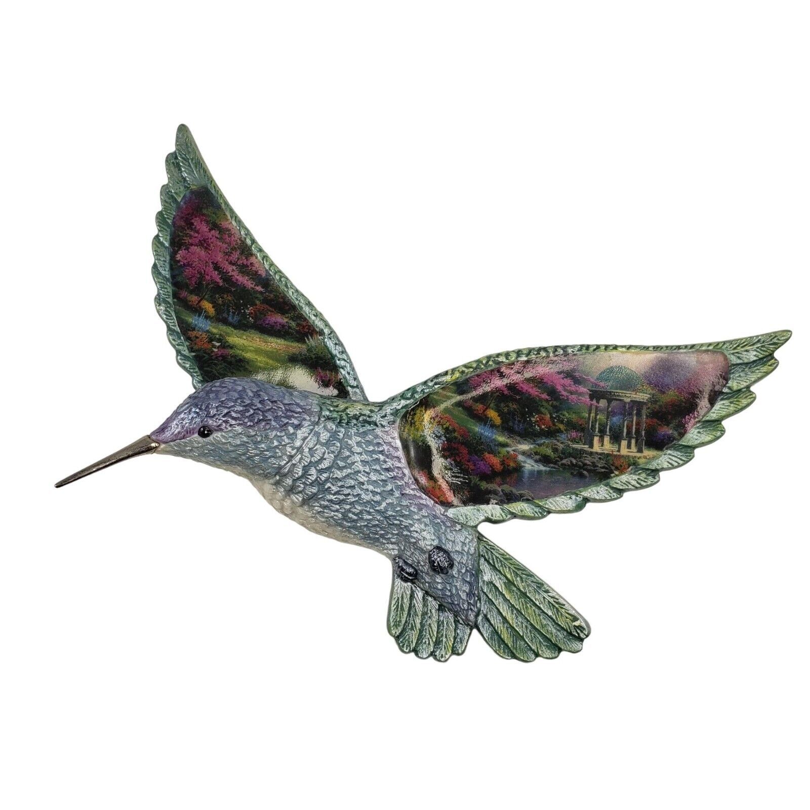 Thomas Kinkade Pools of Serenity Beauty In Flight Hummingbird Wall ...