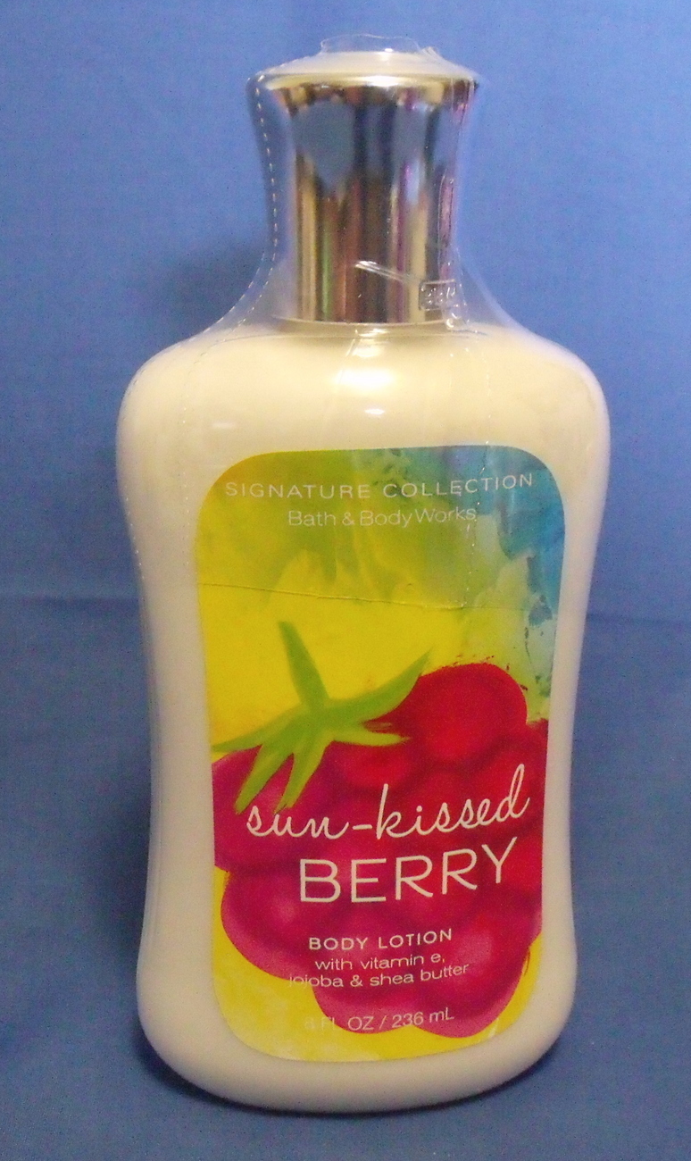Bath and Body Works New Sun Kissed Berry Body Lotion 8 oz Body Lotions & Moisturizers