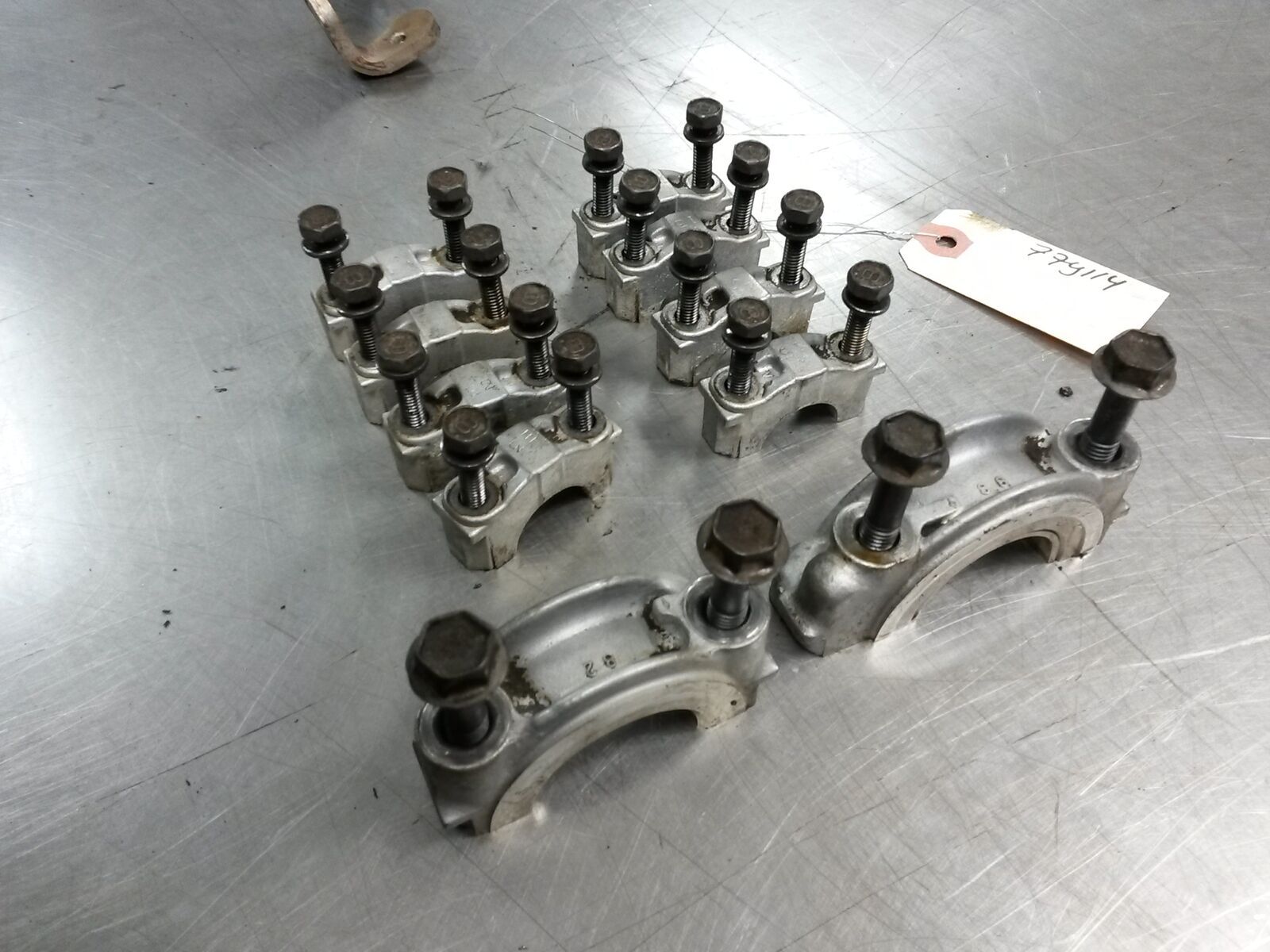 77Y114 Camshaft Bearing Caps 2008 Toyota Camry 2.4 Cylinder Heads & Parts