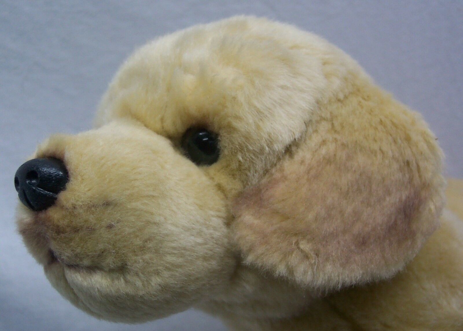 realistic yellow lab stuffed animal