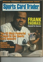 ORIGINAL Vintage Aug 1993 Sports Card Trader Magazine Frank Thomas