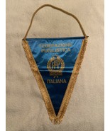 ITALIAN BOXING FEDERATION OLYMPICS PENNANT FLAG  Very good shape.  2006 ... - $24.95