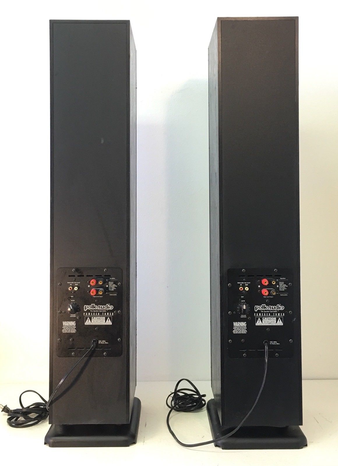 Polk RT1000P Powered Tower Speakers w/ Built in Subwoofers Speaker