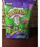 Warheads Sour! Taffy 3.59 Oz. 12 Chewy Bars-Brand New-SHIPS N 24 HOURS - $14.73