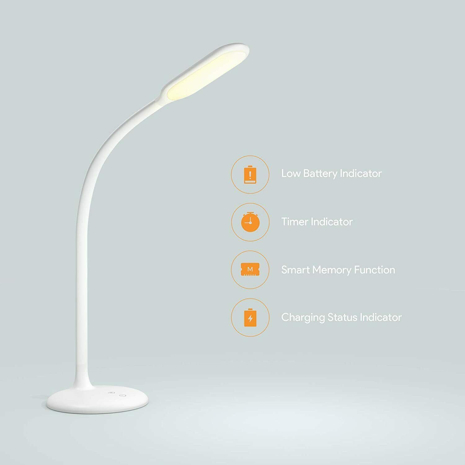 Gladle LED Desk Lamp, Battery Operated Table Lamps GL-LT001 - Lamps