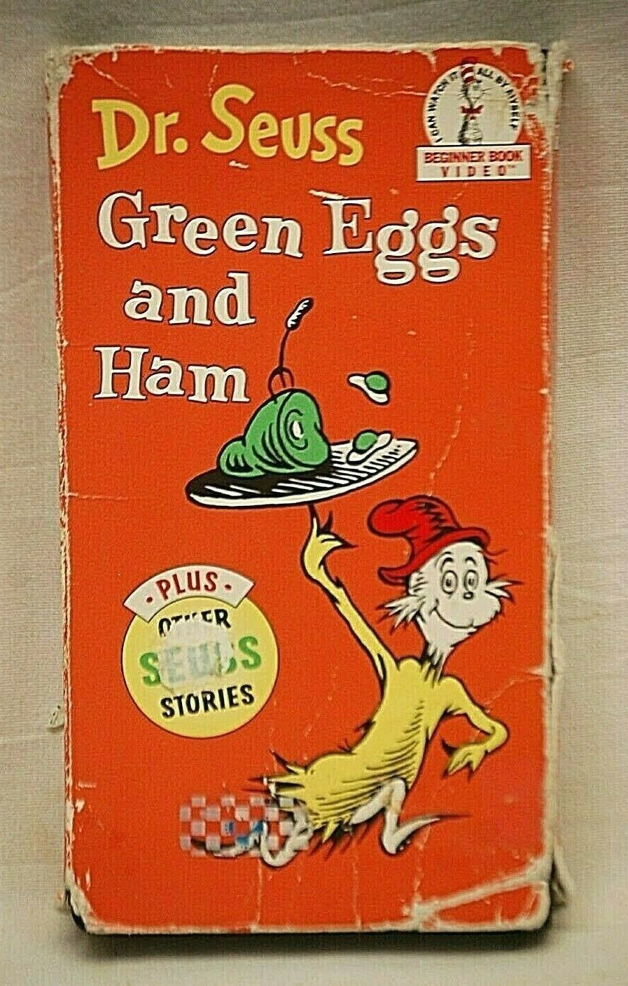 Dr Seuss Green Eggs And Ham Vhs VHS Dr. Seuss Green Eggs and Ham Cartoon Classic Video Tape - VHS Tapes
