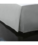 Donna Karan Home Bedskirt Queen 510 TC Supima Cotton Solid Grey NWT - $42.75