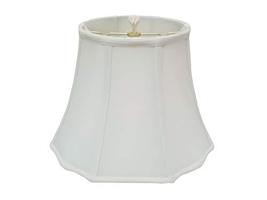 Royal Designs Flare Bottom Corner Scallop Lamp Shade, White, 10" x 18" x 13" - $78.95