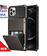 For iPhone Card Slots Wallet Case 13 11 12 Pro Max 7 8 Plus X XS Max XR SE - $11.97