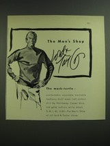 1968 Lord & Taylor Mock-Turtle Advertisement - The Man's Shop - $14.99