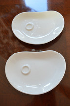 * 2 Starbucks Coffee Home Collection 2004 Kidney Shape Luncheon Plates - $14.99