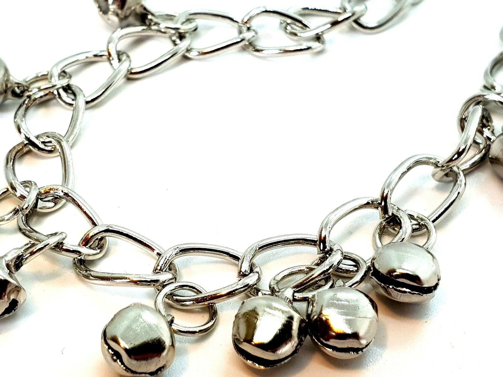 Bell Ankle Bracelet 12 Bell Anklet Quality Shiny Steel Dancing Bells