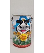 Chupa Chups Ice Cream Lollipops Candy Milk Can Tin Dairy Cow Third 3rd E... - $21.73