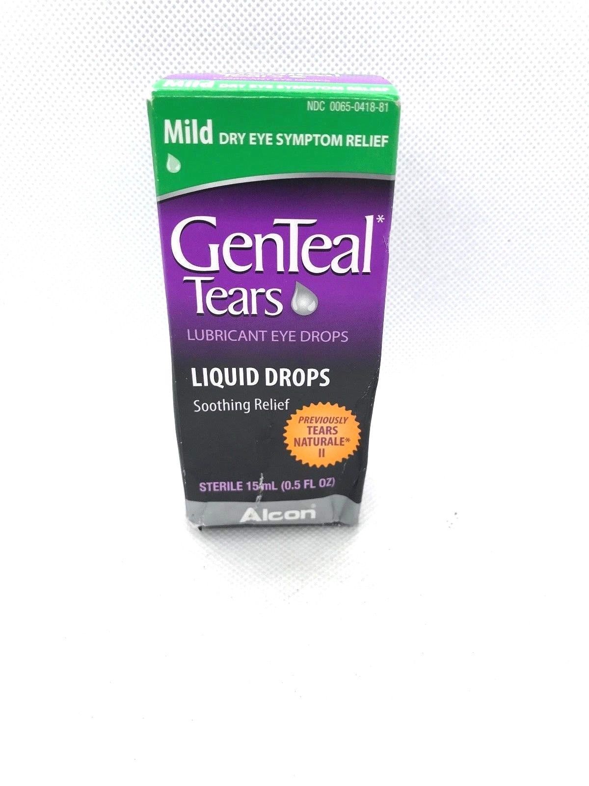 Genteal Tears Naturale Mild Lubricant Dry Eye Drops Liquid Drops 15 ml