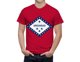 Arkansas State shirt Proud Arkansas Flag Coat of Arms Fan Sport T-Shirt ... - $31.99