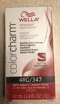2 X WELLA Color Charm Permanent Liquid Hair Color, 4RG Dark Auburn M04 - $18.05