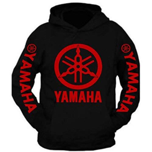 Special Edition Yamaha Red Racing Hooded Sweatshirt Black