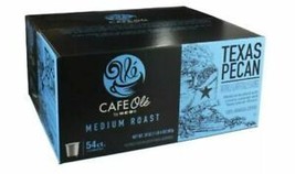 HEB Cafe Ole Texas Pecan Single Serve Medium Roast Coffee 54 count K Cups - $49.47