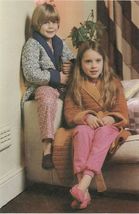 Childs Mother Daughter Dressing Gown Housecoat Bathrobe Crochet Patterns - $9.99