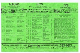 13Q WKTQ Pittsburgh VINTAGE September 18 1976 Music Survey Peter Frampton #1 image 1