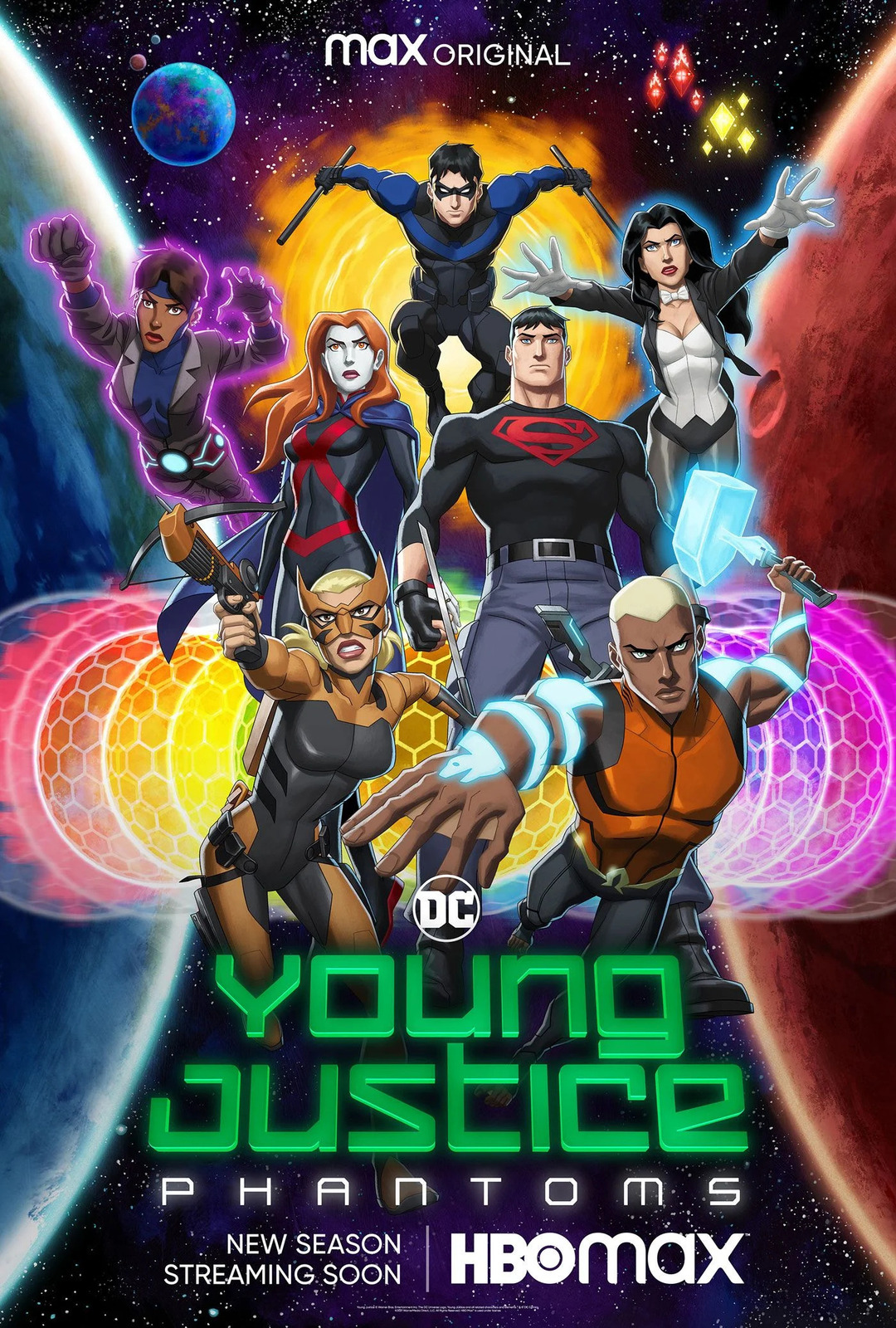 Young Justice Poster DC Comics Animated TV Series Season 4 Art Print 24x36 27x40