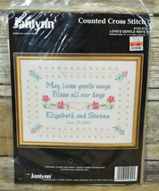 Vtg Janlynn Counted Cross Stitch Love&#39;s Gentle Ways Laurel Blake 143-01 ... - $9.90