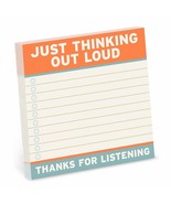 Just Thinking Out Loud Large Sticky Notes (4 x 4-Inches) 100 Sheets - $10.88
