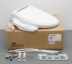 BioBidet Ultimate BB-600S Round Bidet Toilet Seat - White image 1
