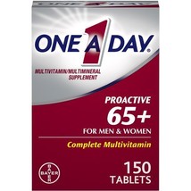 One A Day Proactive 65+ Multivitamins 150 Tablets Men Women Exp 01/2024 - $15.83
