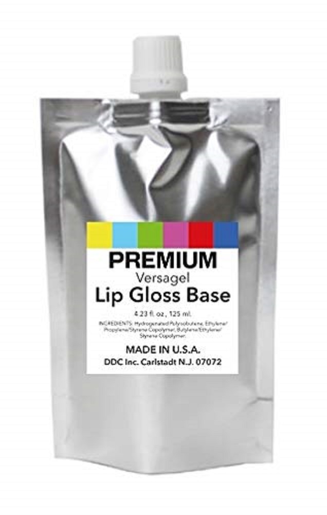 Versagel Lip Gloss Base Clear (4.23 Fl. oz, 125 ml.)for DIY Beauty and Cosmetics