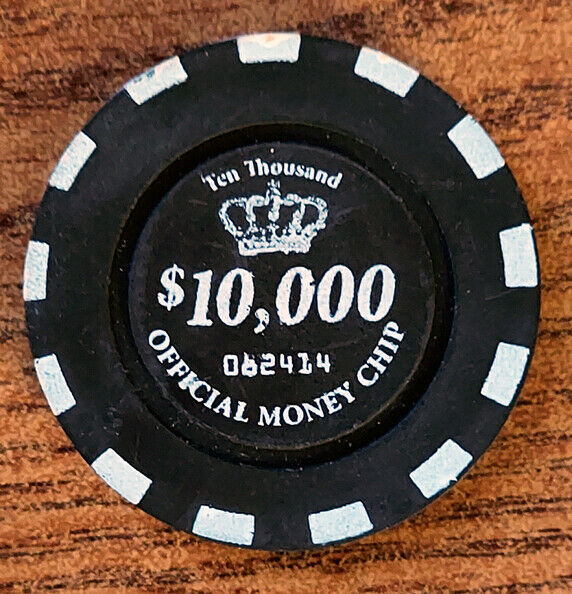Rare 10,000 Official Money Chip Poker Chips