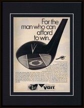 1968 Voit Armorloc Golf Clubs 11x14 Framed ORIGINAL Vintage Advertisement