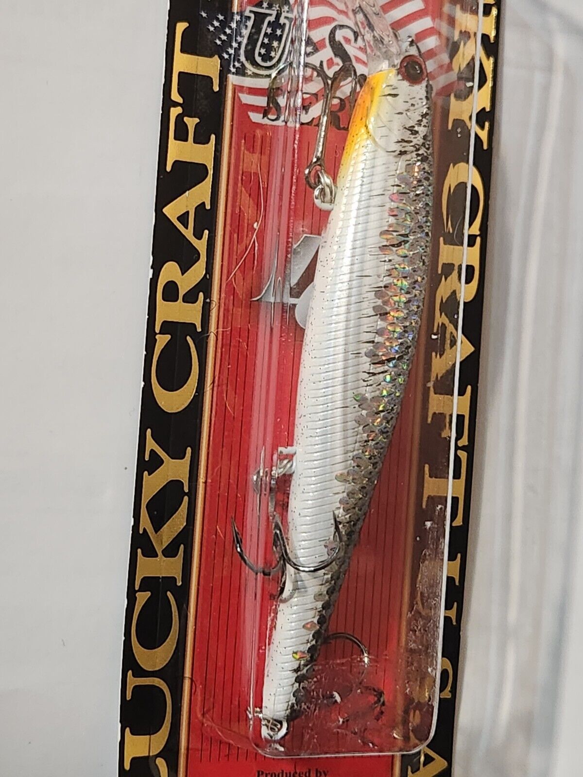 LUCKY CRAFT LV-200 S CRANKBAIT 3 & 5/8 OZ LV200- IN OR.TENNESSEE SHAD COLOR