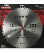 Craftsman 26816A 10&quot; x 72 Tooth Saw Blade Heat-Treated Steel - $4.21