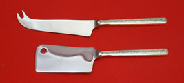 Trilogy By Gorham Sterling Silver Cheese Server Serving Set 2PC Hhws Custom Made - $139.00