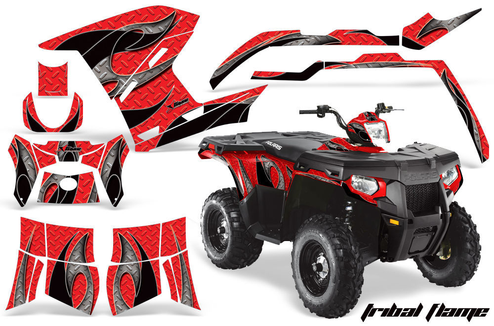ATV Graphics Kit Decal Sticker Wrap For Polaris Sportsman 500/800 1115