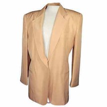I Magnin Beige Silk Blazer Size 8  - $34.65