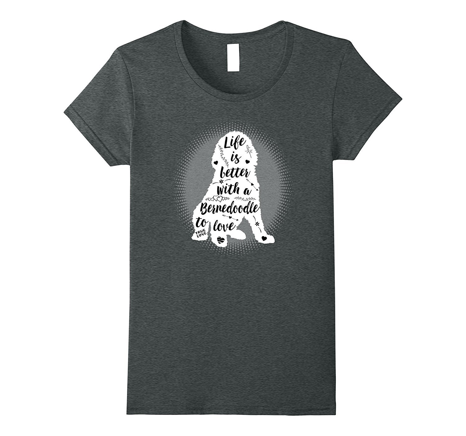 Image of Life Is Better with a Bernedoodle Best Bernedoodle Shirt Women